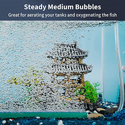 Pawfly Air Stone Bar Bubble Diffuser with 4 Suction Cups Blue Bubble Release Tool for Air Pumps Fish Tanks Aquariums and… - Image 3