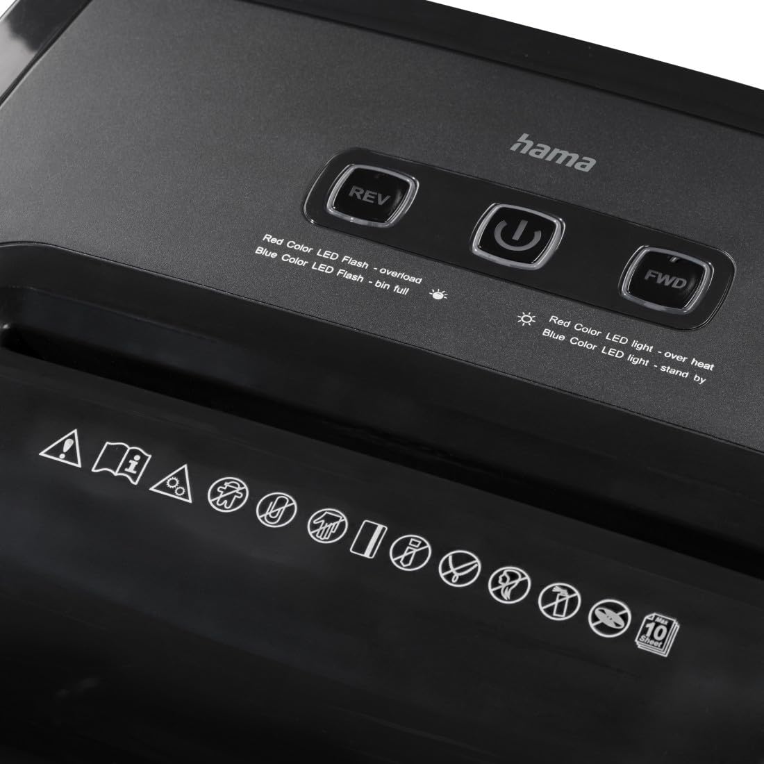 Hama Distruggidocumenti trituratore con livello di sicurezza P5 T5 E4