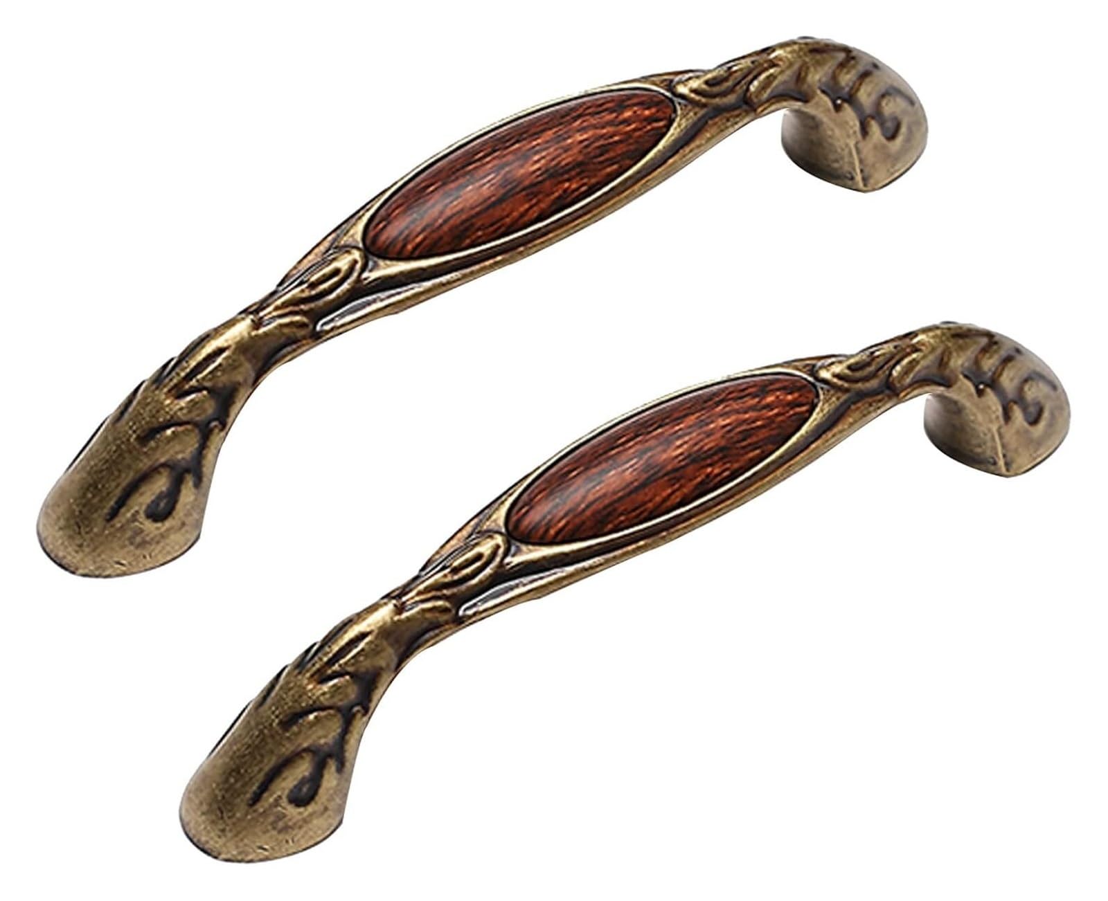 Mbhhu A Hidden Drawer Pulls，2 Pcs Vintage Cabinet Handles Cupboard Drawer Pulls Ntique Furniture Zinc Lloy Door Handles Ntique Bow Pulls Hardware Draws Handles,For Furniture(A)