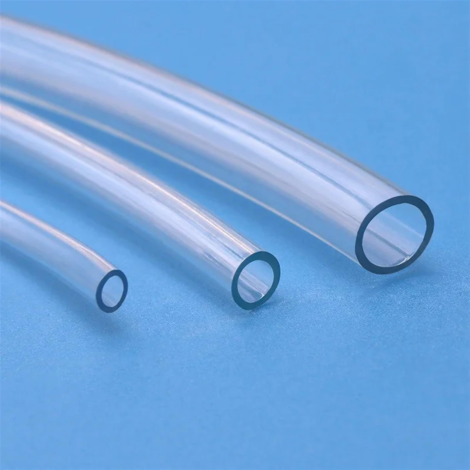 Pvc Schlauch 1M/3Merter/5M transparente PVC-Kunststoffschläuche Wasserpumpenrohr 2 3 4 5 6 8 10 12 14 16 18 20 25 mm Innendurchmesser(3 Meters,ID 25mm x OD 27mm)