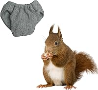 Vista 9 de Pañales lavables de ardilla – Pañales de tela reutilizables extra pequeños para mascotas, altamente absorbentes, a prueba de fugas, pantalones