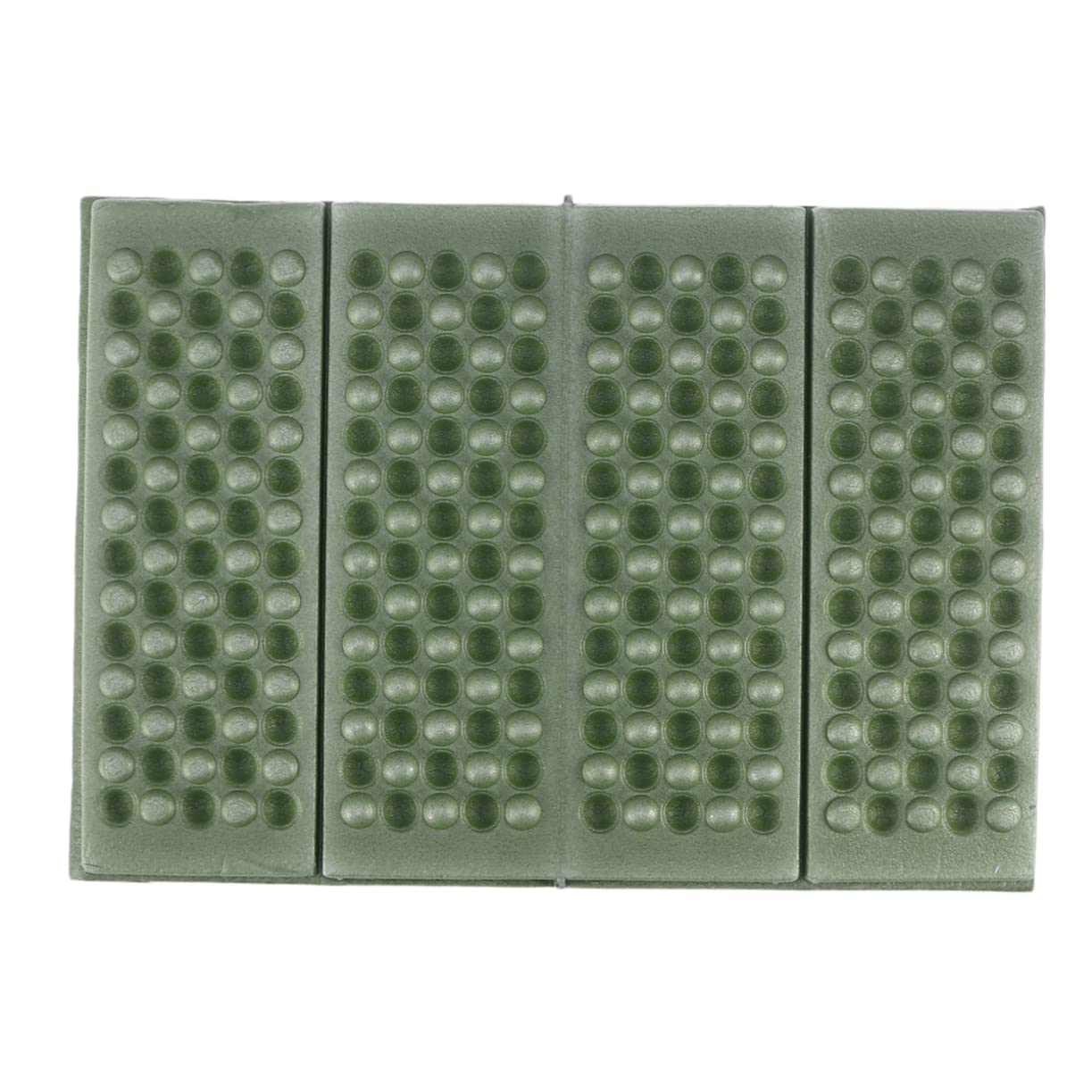 Parliky 2Pcs Lightweight Folding Mats Moisture Cushions for Camping Parks and Picnics Heat Resistant Seat Pads with Storage Bag Green
