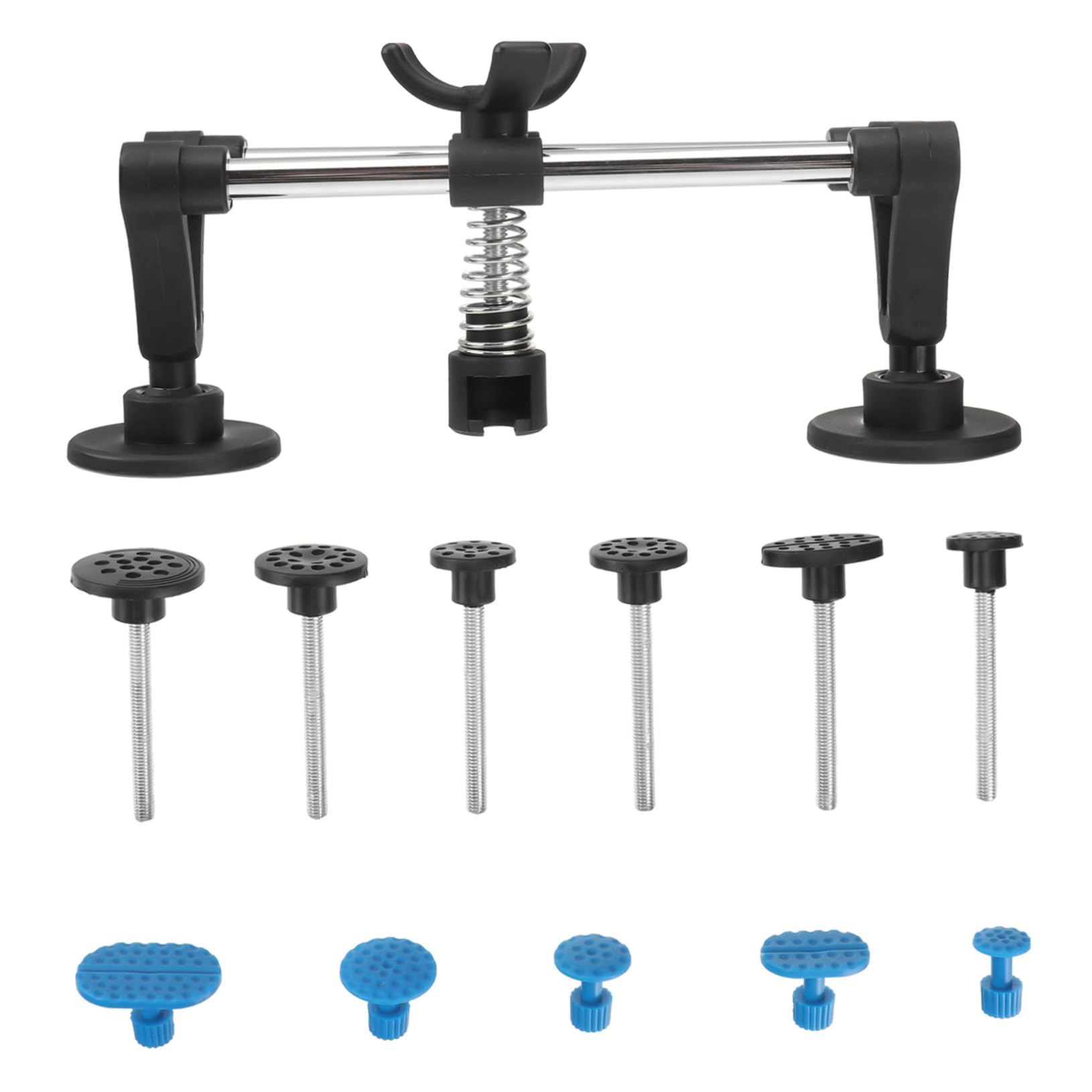 Kit de débosselage voiture avec pont extracteur et onglets pour réparation de carrosserie