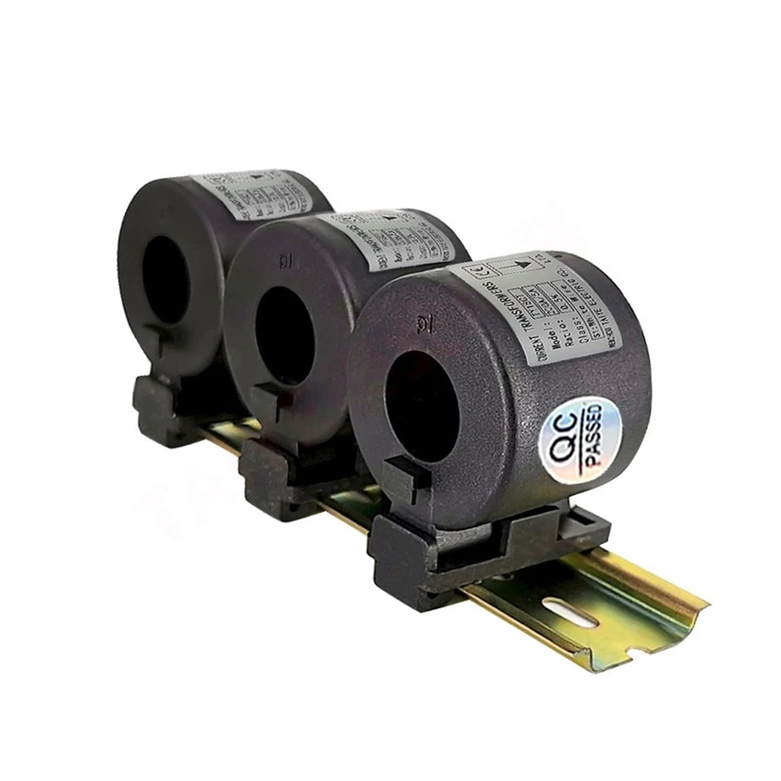CLEUFWKO 3pcs Clamp current sensor transformer core 50A 75A 100A 150A 200A Rail sensor AC Waterproof Current Transformer(30A)