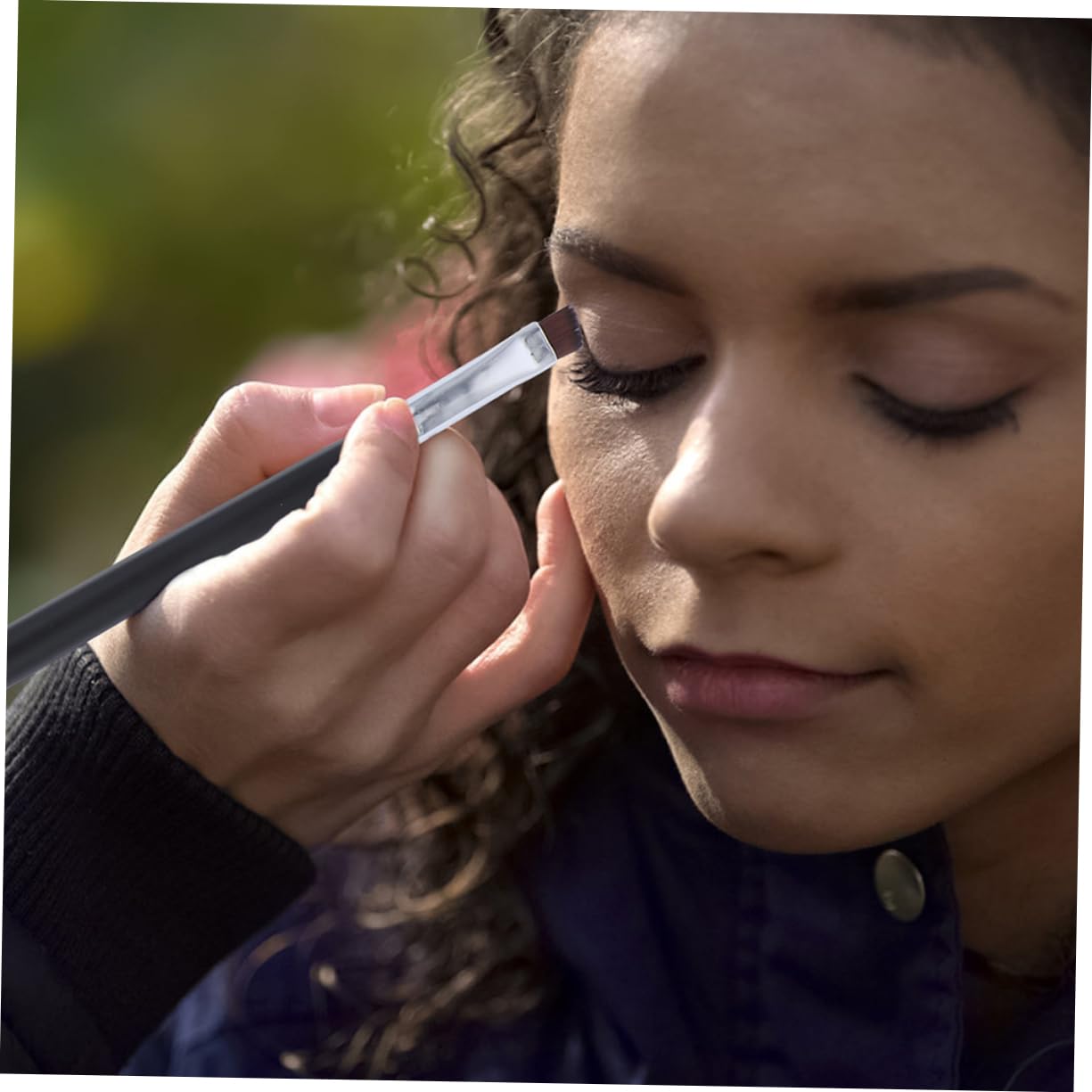 Ipetboom Eyeliner Brush Set 10pcs Beauty Tools Angled Brush for Smooth Application