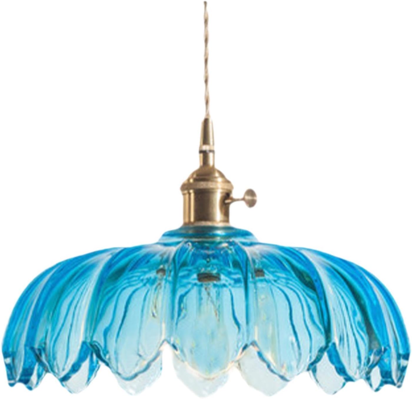 水色ミルクグラス シャンデリア 水色ミルクグラス シャンデリア