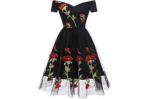 Marilyn Monroe Inspired Off Shoulder Elegant Midi Gown