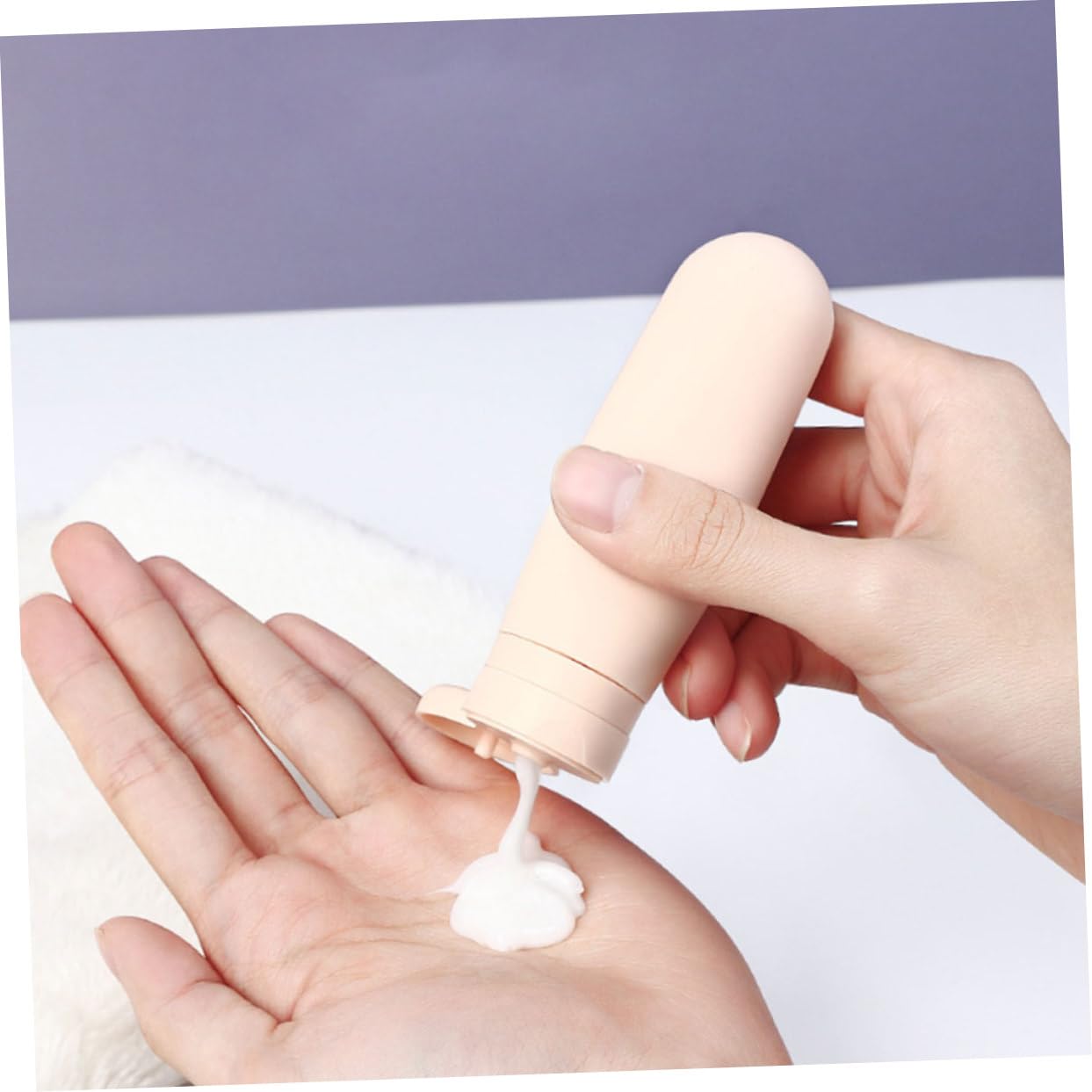 Didiseaon 6pezzi Bottiglie Viaggio Ricaricabili Silicone Da Contenitori Vuoti Per Shampoo e Lozione Impermeabili e Leggeri Perfetti Per Viaggi e Uso Quotidiano