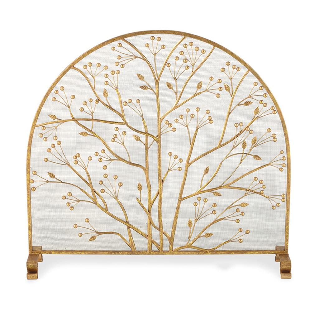 Schermi per Caminetti di Guardia Camino Screen creativo Ferro Mantel Guardrail Camino Porta Partition Camino copertura Stufa Bar 37.8 × 35.4 pollici Accessori per Caminetti in Rete Decorativa