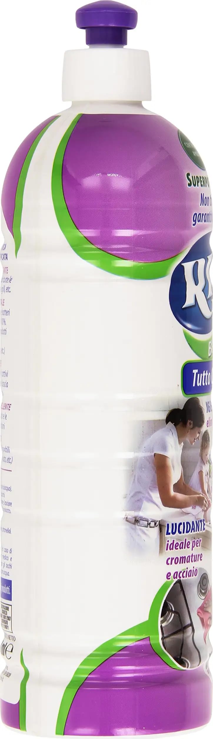 Rio - Limpiador de cocina Tutto Cucina, eficaz para todas las superficies lavables, perfumado con esencia Verdello, 750 ml + llavero Beni Culinari gratuito