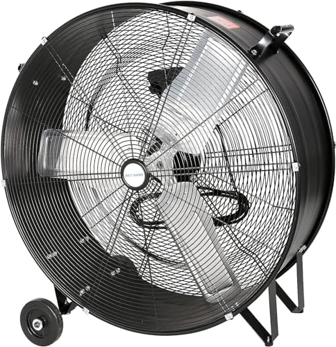BILT HARD 30 inch High Velocity Drum Fan, 13000 CFM 2-Speed Heavy Duty Industrial Shop Fan for...