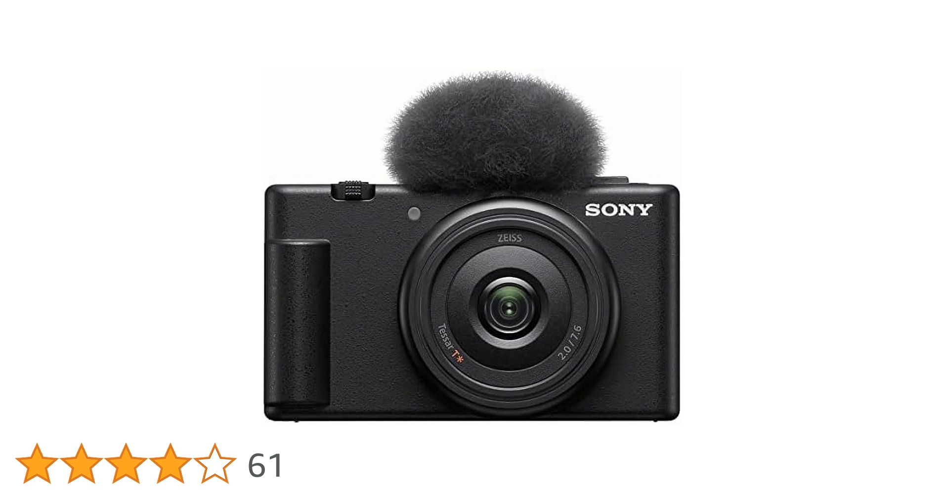 ソニー　VLOGCAM ZV-1F Sony ZV-1F Vlog Camera for Content Creators and Vloggers, Black