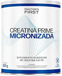 Creatina Micronizada - 300 g - Monohidratada/Com Laudo CQA 100% De Pureza Suplemento Alimentar Melhora Desempenho Fisico e Cognitivo- Doctor's First