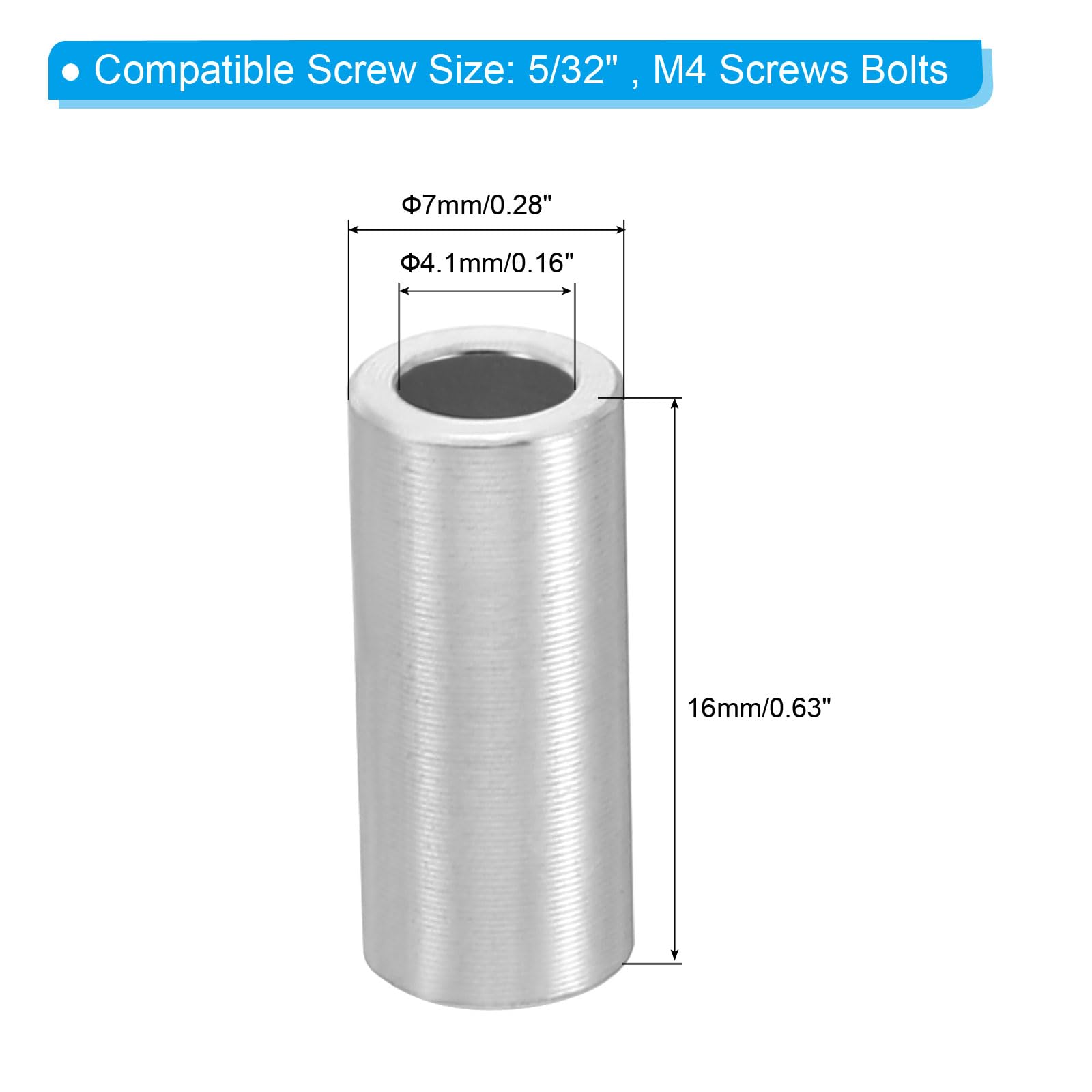 PATIKIL M4 Aluminum Spacers - Image 2