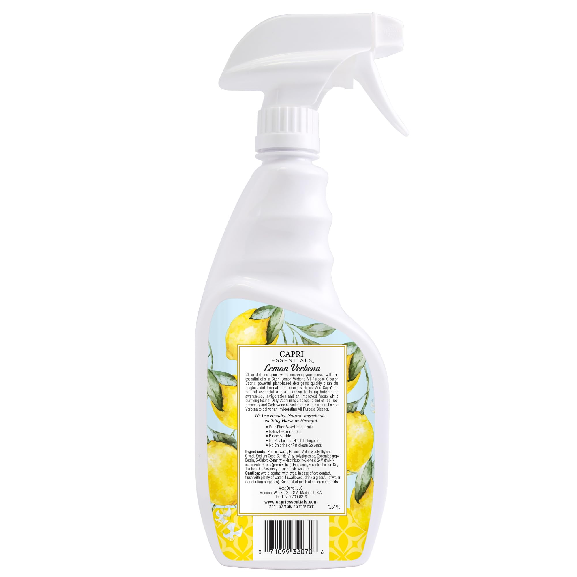 Capri Essentials 832070 Limpiador para Todo Uso Verbena de limón