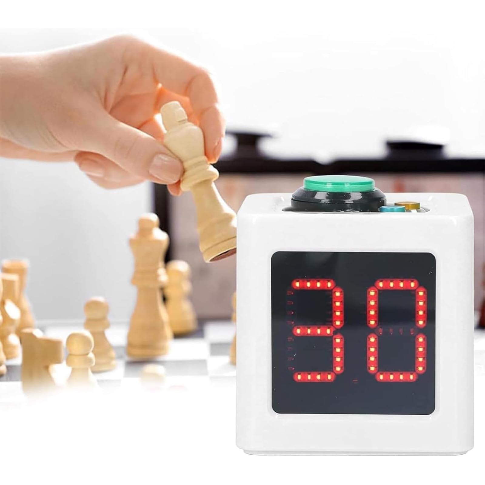 Horloge De Course De Chronomètre À LED De 1,4 Pouce, Minuterie De Course Électronique, Minuterie De Compétition, Luminosité À 5 Niveaux Réglable, Plage Visuelle: Environ 10 M