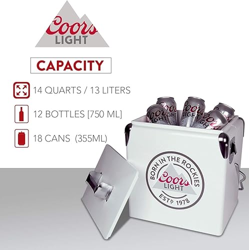 Miniatura 7 de Koolatron COORS Hielera clara de 13 litros, Gris