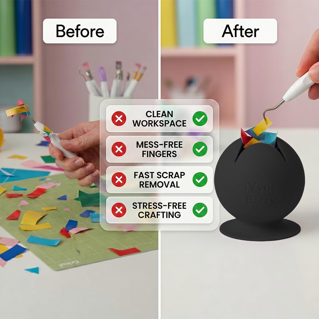 iVyne Vinyl Weeding Scrap Collector - Keep Your Workspace Clean -2 iVyne Vinyl Weeding Scrap Collector - Keep Your Workspace Clean -2