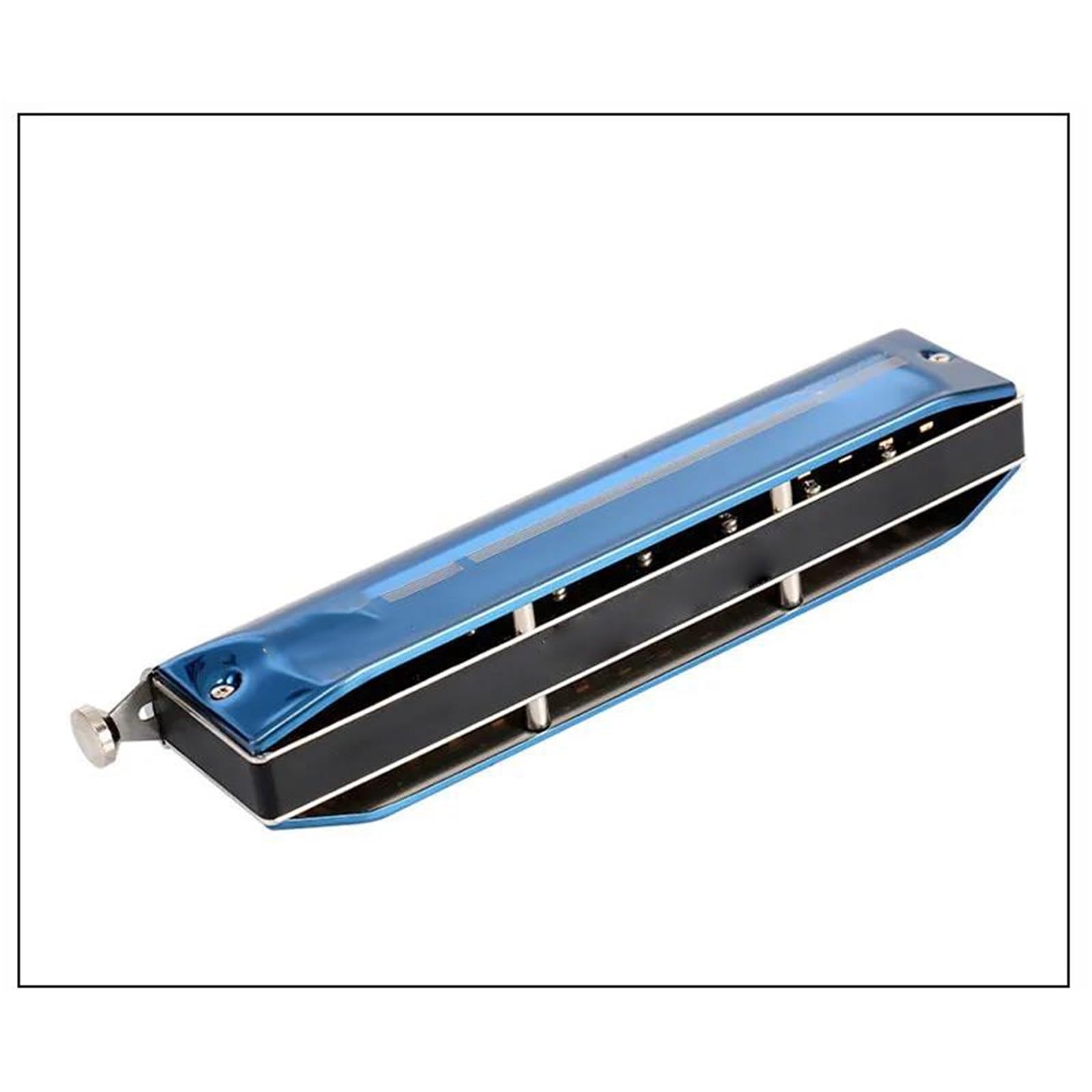 Harmonica Harmonica Chromatique 16 Trous 64 Tons Clé D'orgue À Bouche C