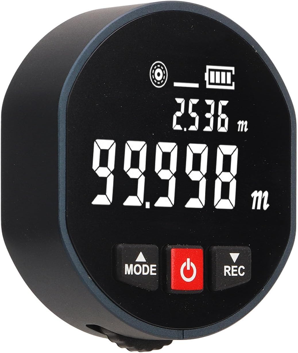 Regla de Rodillo Digital, 0-99,999M Cinta Métrica Digital Electrónica, Magnético Medición De Cinta Telémetro Herramienta De Medición Regla de Rodadura para Formas Irregulares, Curvas, Planas