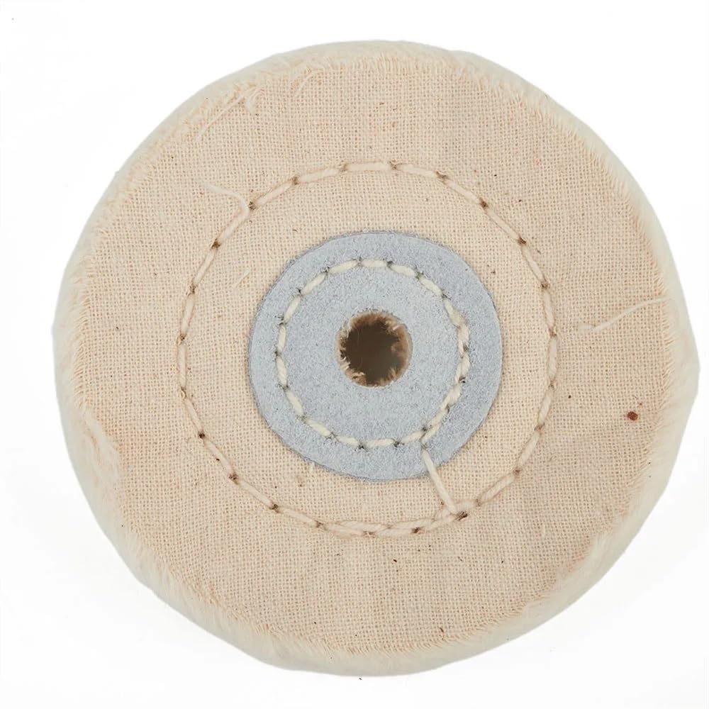 Tarcza polerska z bawełny o średnicy 75 mm - Wysokowydajna tarcza polerska do dokładnego czyszczenia i polerowania(5 inch)