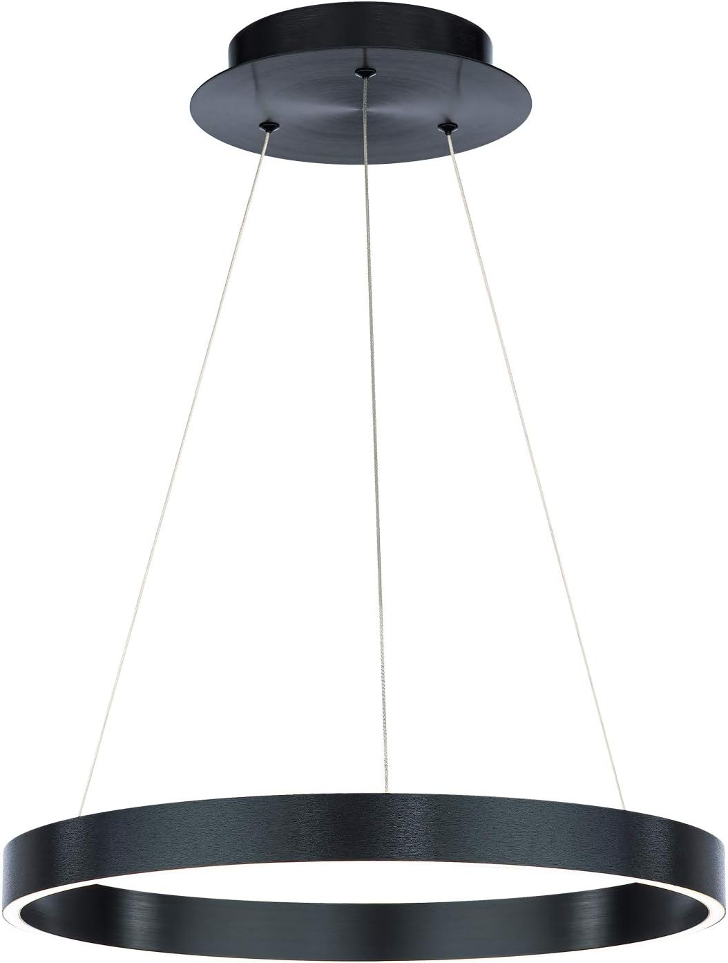 WAC Lighting dweLED, Sirius 18in LED Pendant 3000K in Black