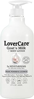 Lovercare Goat Milk Body Lotion for Dry Skin Pearl 27 fl oz (800ml) - Single…
