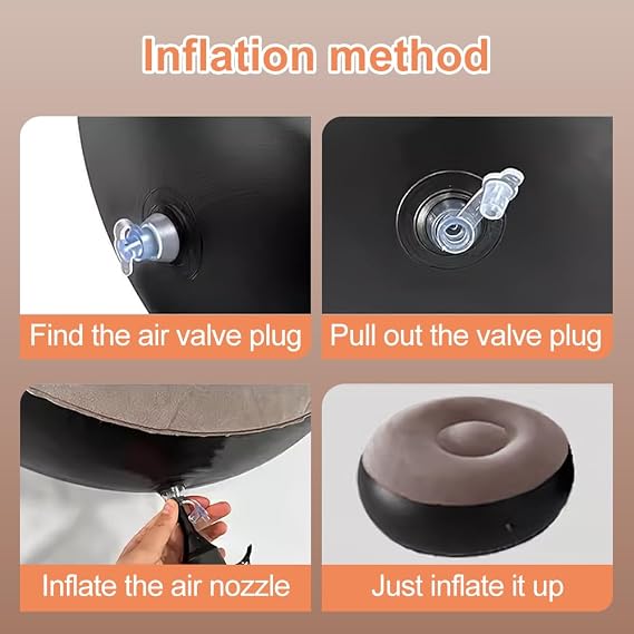 Inflatable Chair Sofa, Portable Blow Up Armchair