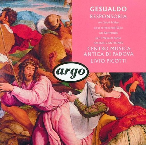 Gesualdo: Responsoria, Miserer [Audio CD] Padua Centre for Ancient Music Madrigalists; Picot