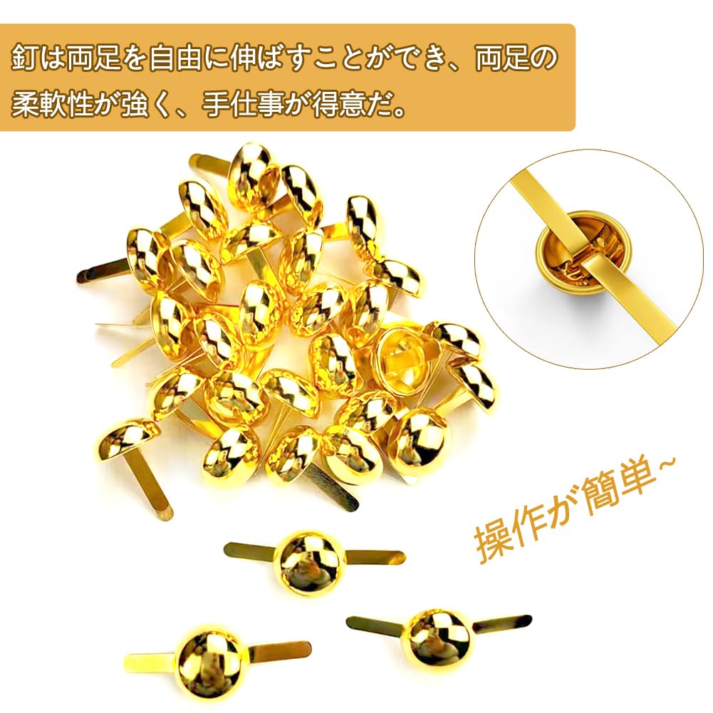 Amazon | 割りピン 120個 6mm×10mm 画鋲 押しピン 鉄製 割ピン 用装飾