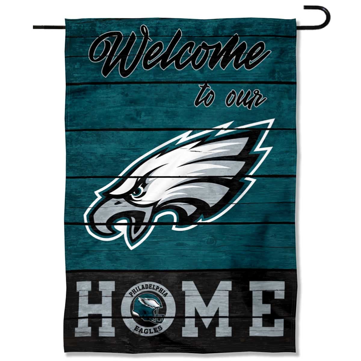 Philadelphia Eagles Welcome Home Decorative Garden Flag Double Sided Banner