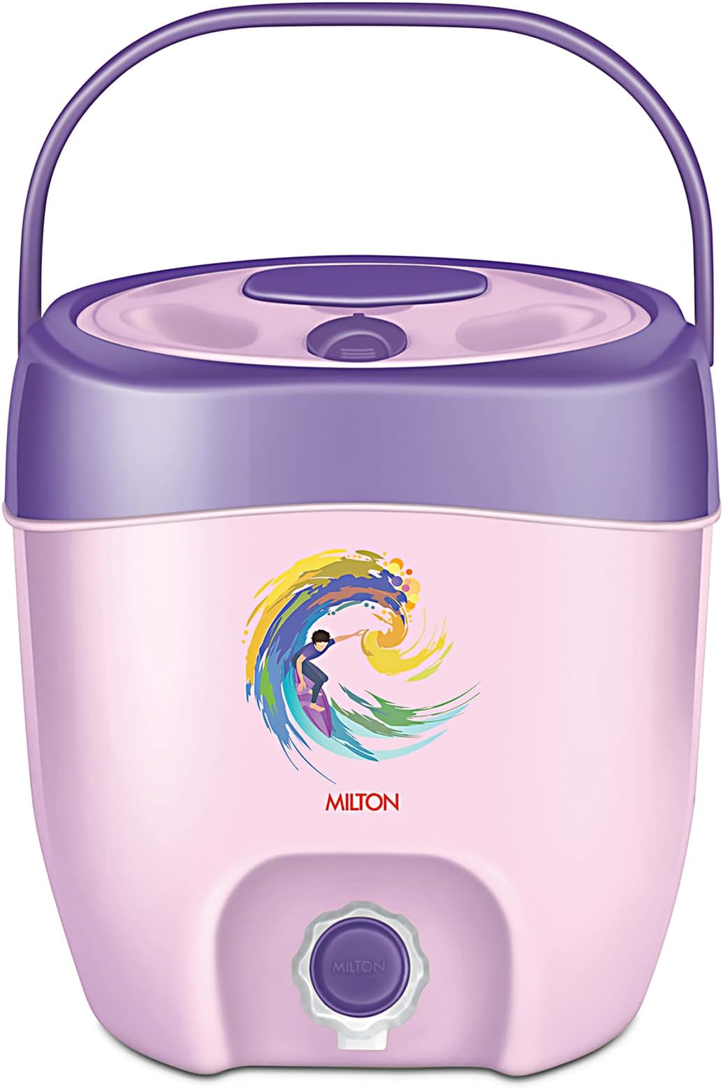 MILTON Plastic Kool Seal 7 Insulated Water Jug, 6 litres, Purple | BPA Free | Food Grade | PU Insulated