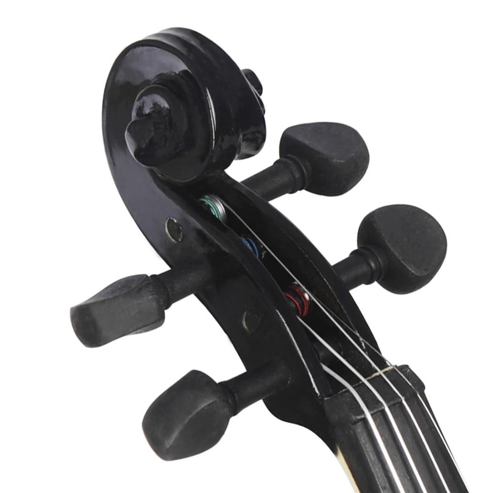 Kit Di Violino Professionale Violino Acustico In Legno Massello Per Strumento A Corda Di Violino Nero 1/8 Con Scatola Di Accessori Per Strumenti Musicali