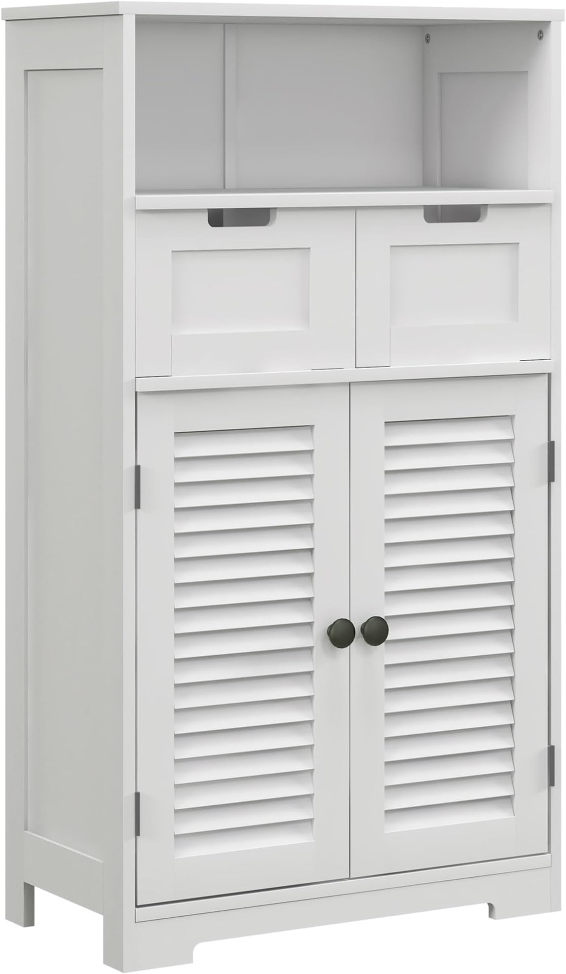 Armoire de Salle de Bain avec 3 Tiroirs et 2 Casiers Ouverts,Meuble de Armoire de Salle de Bain avec 3 Tiroirs et 2 Casiers Ouverts,Meuble de