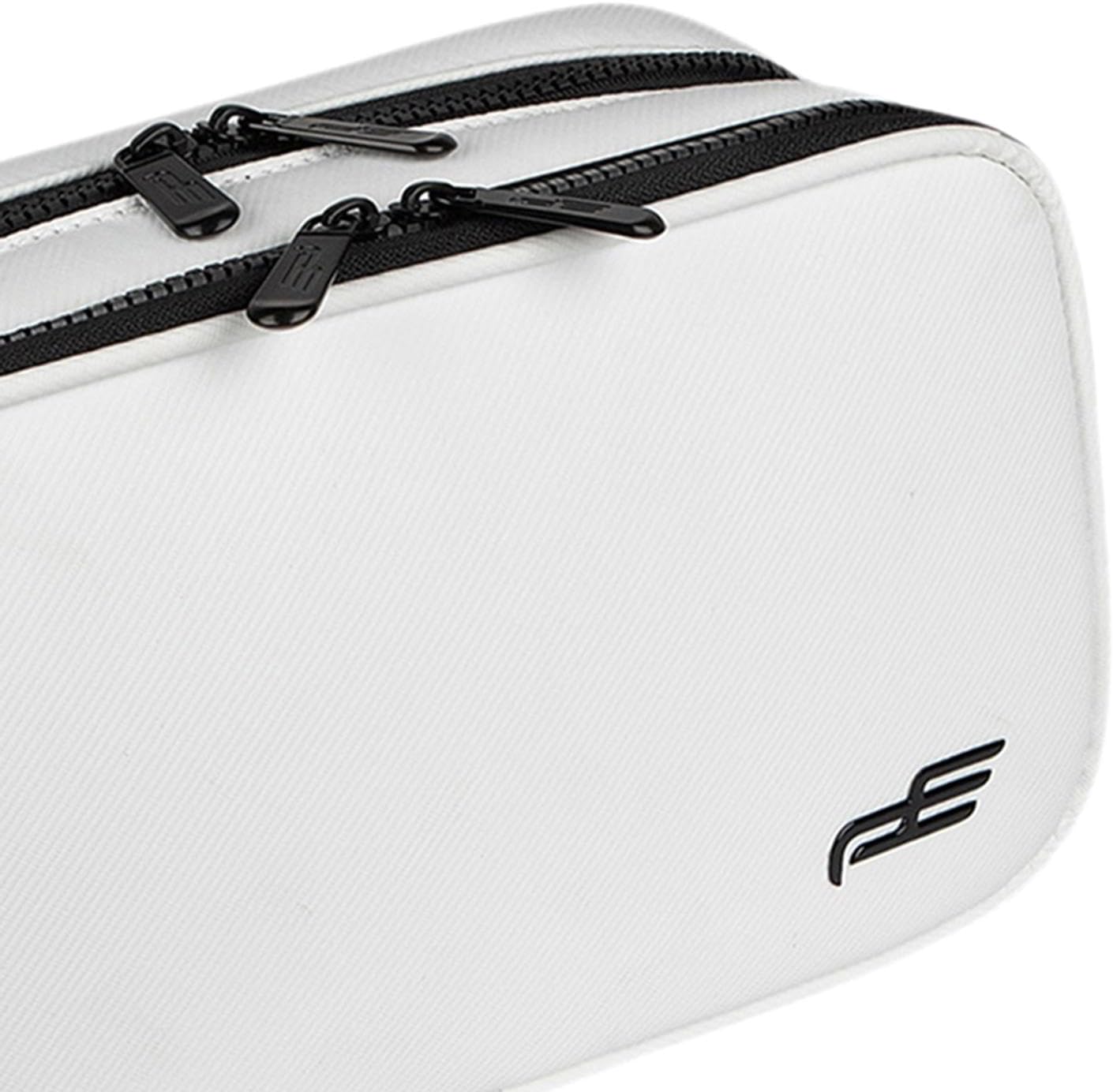 Golf Ball Storage Bag for Tees and Markers Carrying Pouch for Golfers, White