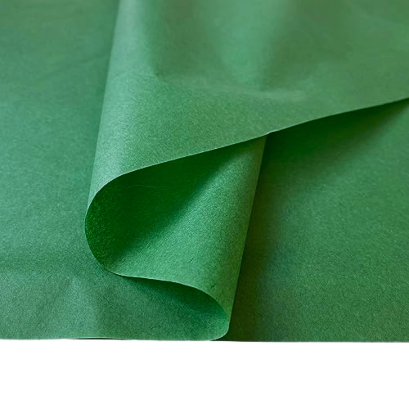 Confezione da 10 carta velina senza acidi, 50 x 75 cm, verde scuro