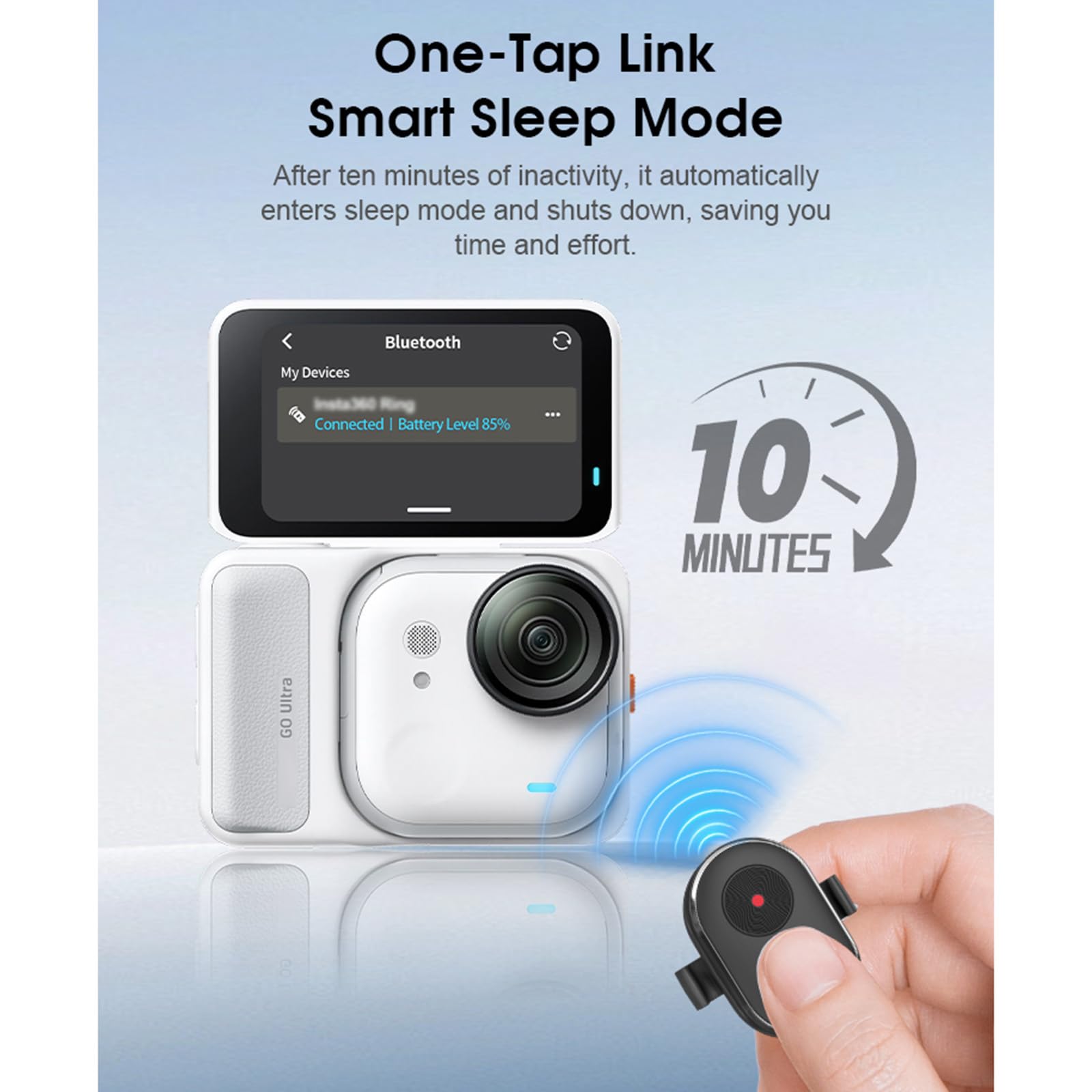 Mando a distancia Bluetooth universal para DJI Osmo 360/ACTION 6 para Insta360 X5/ACE PRO 2/GO ULTRA para GoPro Hero 13/Max 2, cámara inteligente, impermeable, mini control remoto inalámbrico