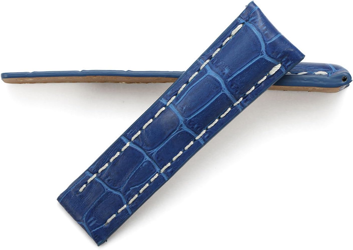 ]22mm/24mm Leather Strap Watch Band for Breitling Navitimer Transocean BA57 A193701 760P2