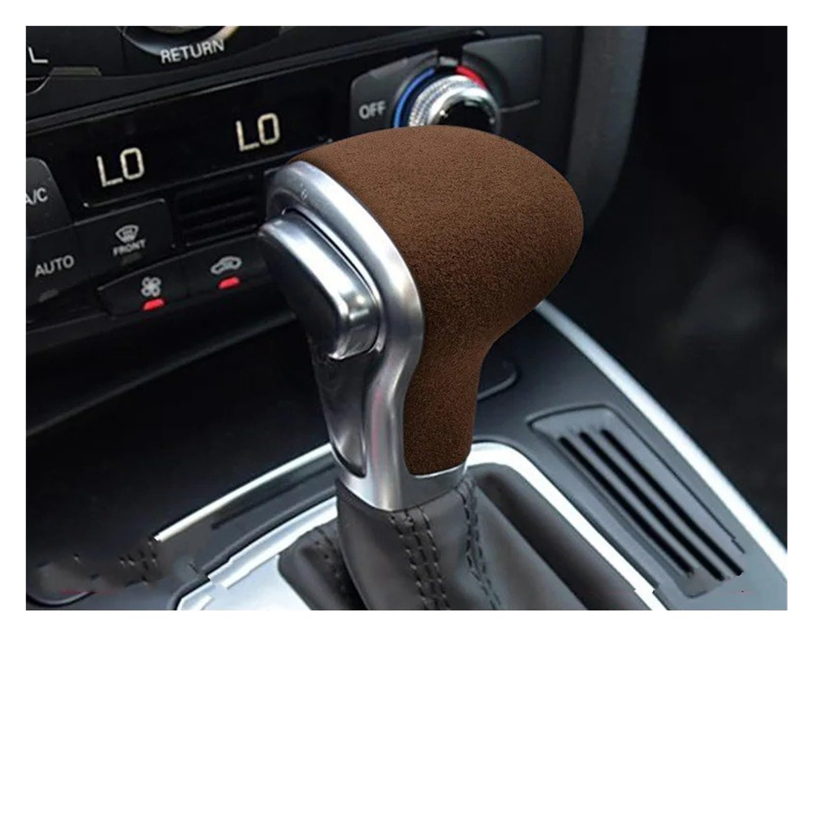 Tusgt F Gear Shifter Knob Head Or A6l A4l Or Q7 Q5l Or A5 Or A7 Or S4 Gear Hook Cover Ur Head Modification Decorative Patch(F)