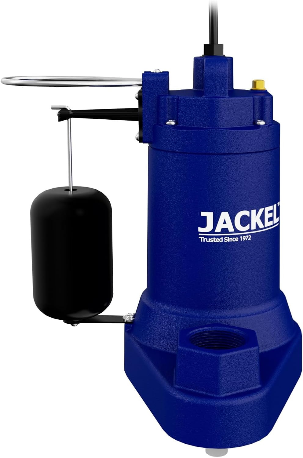 JACKEL SUM330CIS 1/3 HP 4200 GPH Cast Iron Submersible Sump Pump with Snap-Action Float Switch