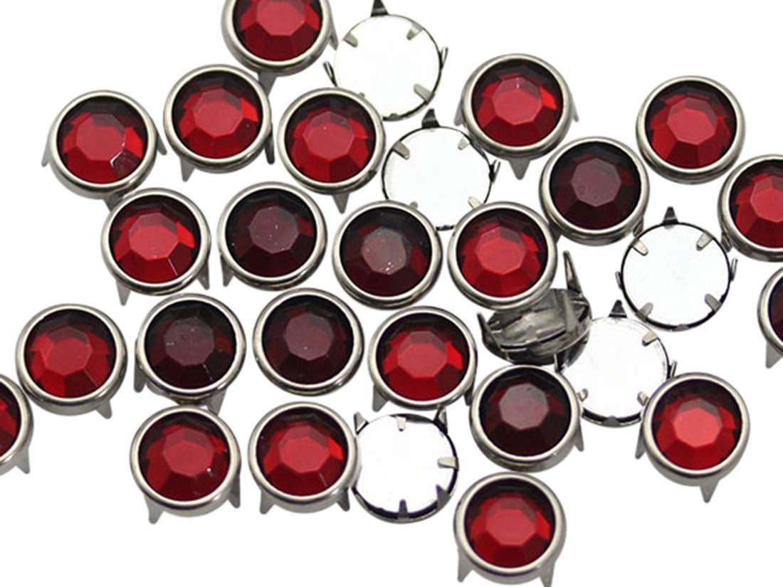 Allstarco Borchie Metalliche SPOT BEDAZZLER 6,5 Mm - 125 Pezzi Per Personalizzare Abiti