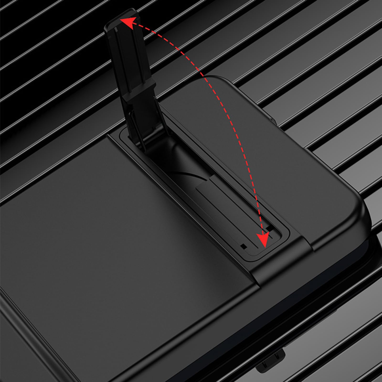 Sottile Custodia per Samsung Galaxy Z Flip 8, Duro PC Glassata Anti-Graffio