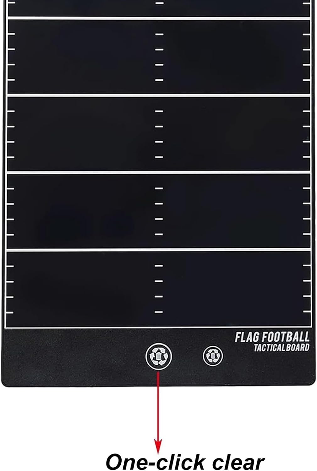 9 Inch LCD Flag Football Coaches Clipboard, Electronic Flag Football Tactics Board for Training, with Induction Pen, Lightweight and Portable, for Daily Training