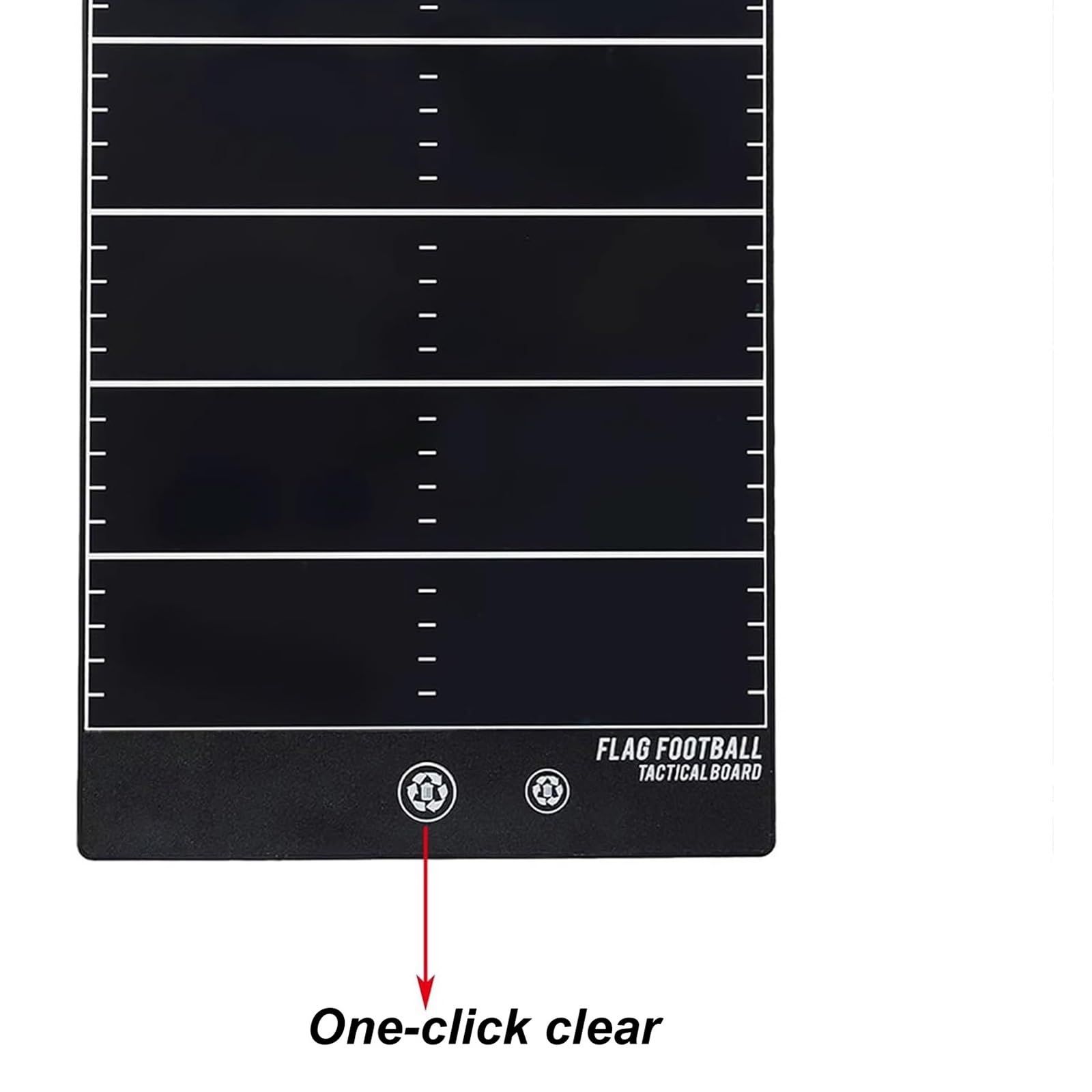 Pizarra Táctica LCD para Flag Football, Pizarra de Entrenador Flag Football