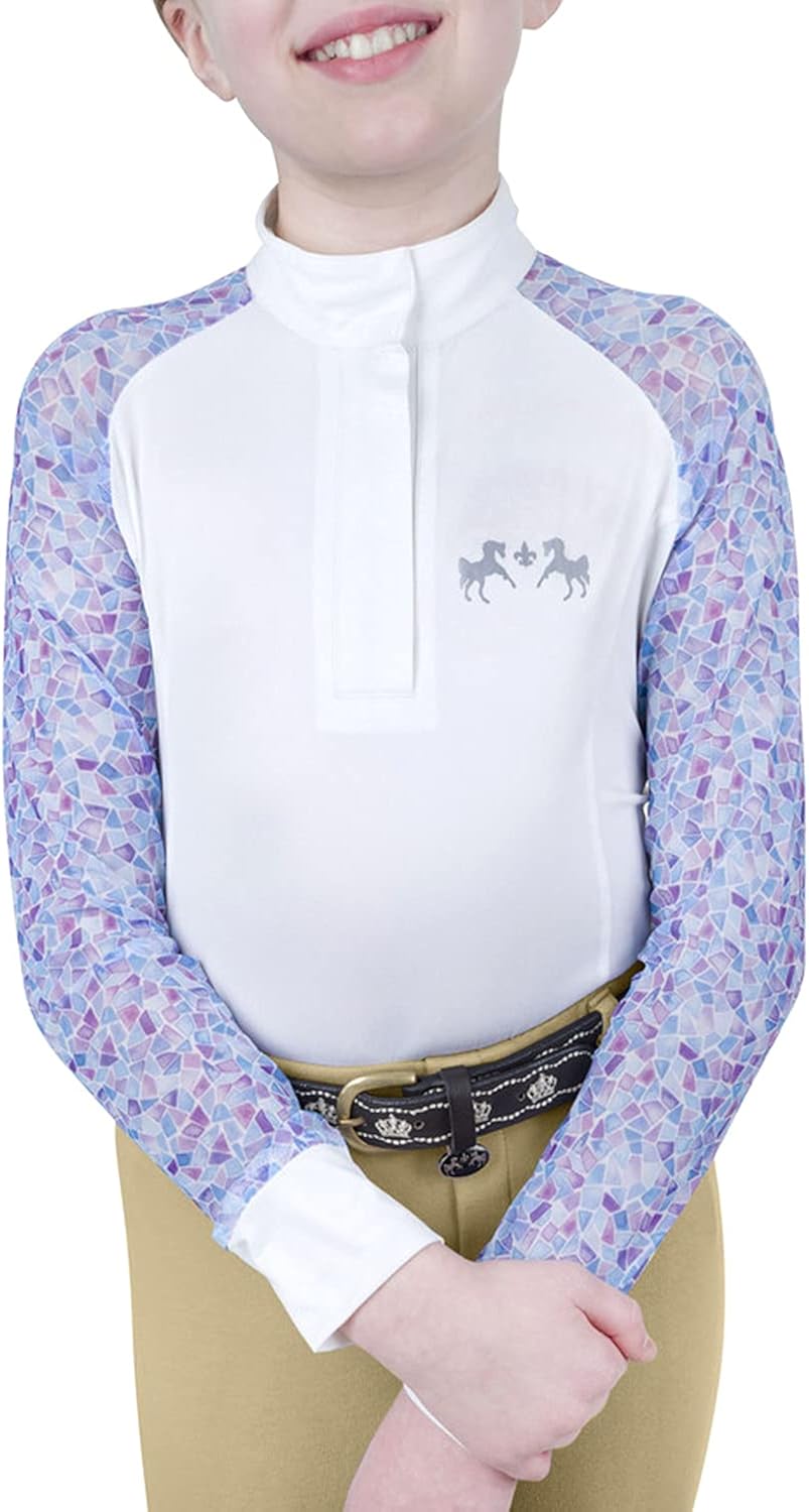 Equine Couture Children's Smyrna Show Shirt : Clothing, Shoes & Jewelry