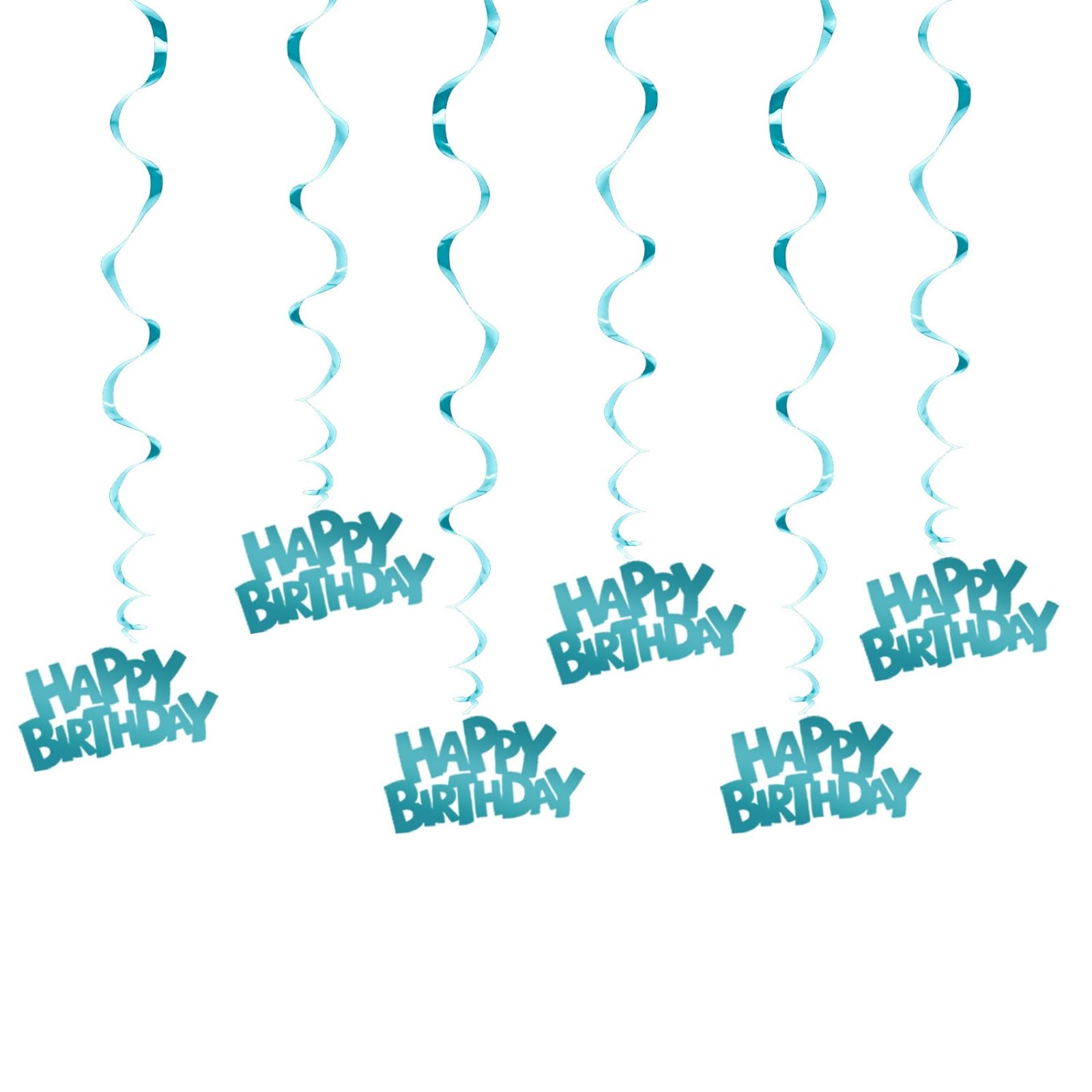 Elnwnnkc Lake Blue Blue Spirals Hanging Decorations Useful Spirals Hanging Decoration In For Birthday Celebration Sturdy Ornament