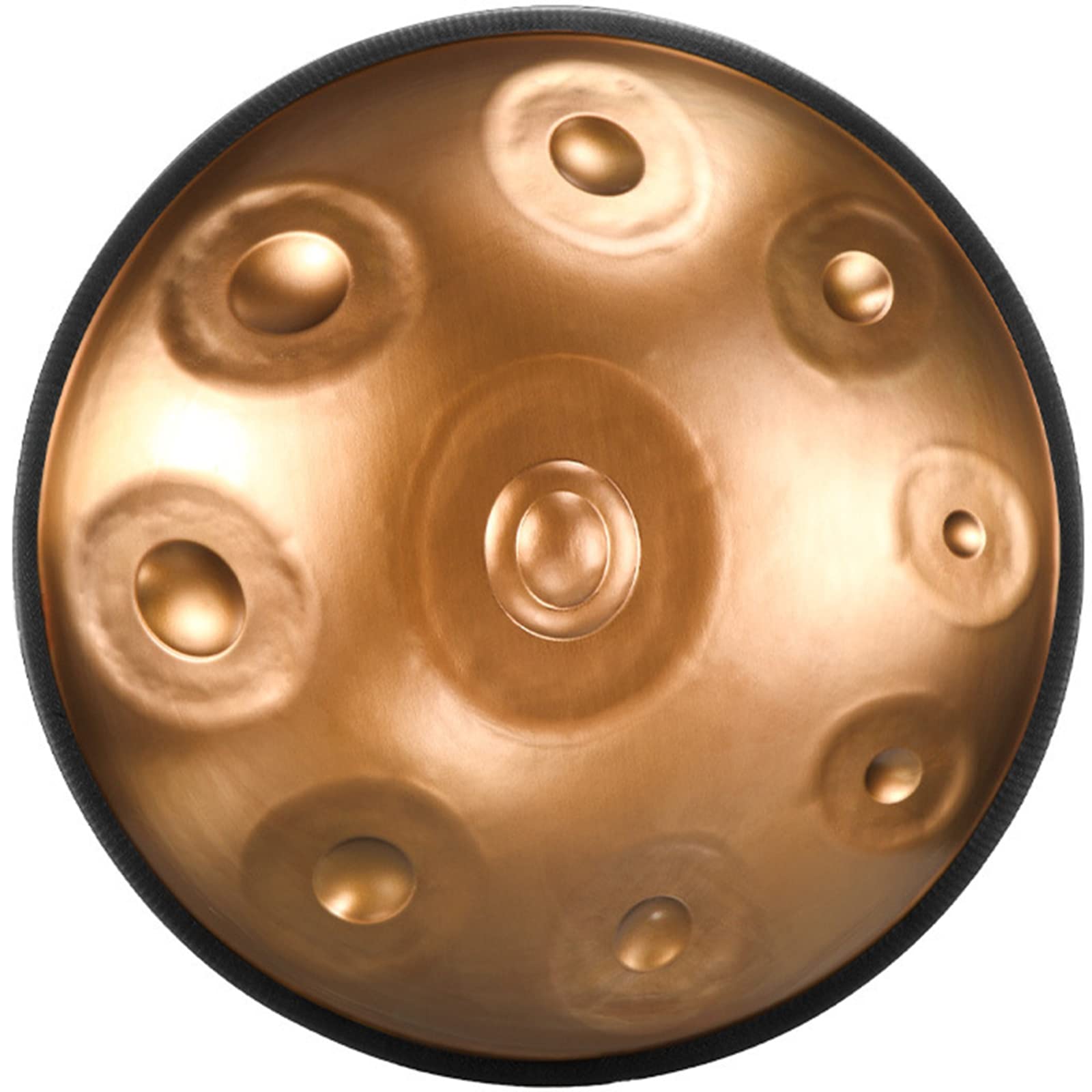 Tamburo per Handpan Harmonic, 9 Note, in Acciaio, 55 Cm, con Morbida Borsa per La Mano, Percussione Armonica per La Guarigione del Suono, Meditazione Personale, Yoga