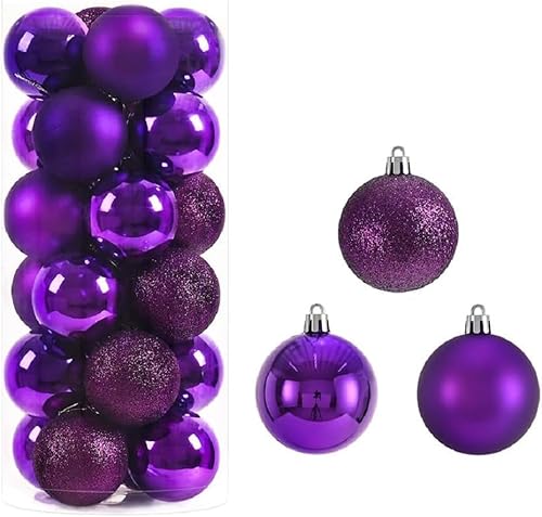 Miniatura 1 de Bolas decorativas para árbol de Navidad, bolas colgantes inastillables para cumpleaños, San Valentín, boda, fiesta, decoración de árbol de Navidad