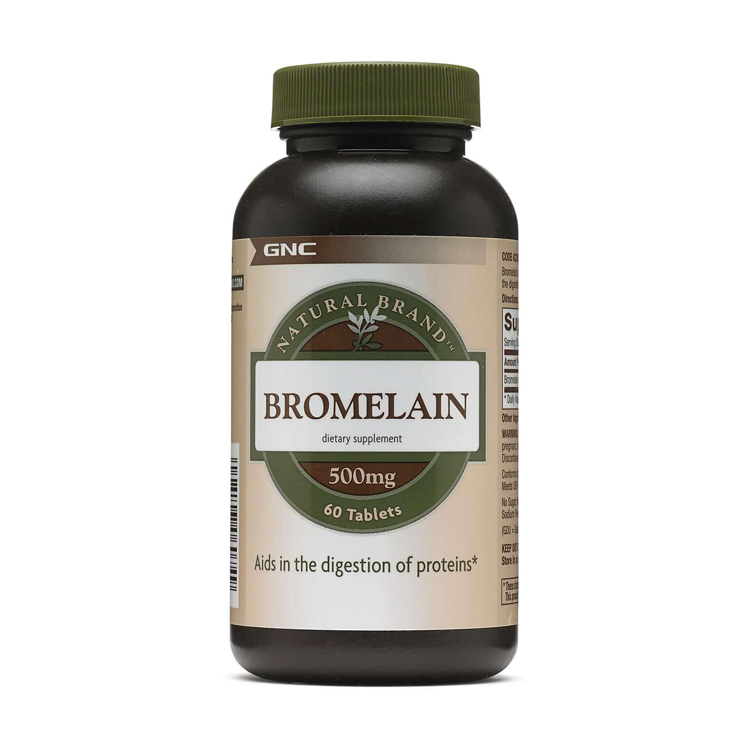 GNC Natural Brand Bromelain 500 mg