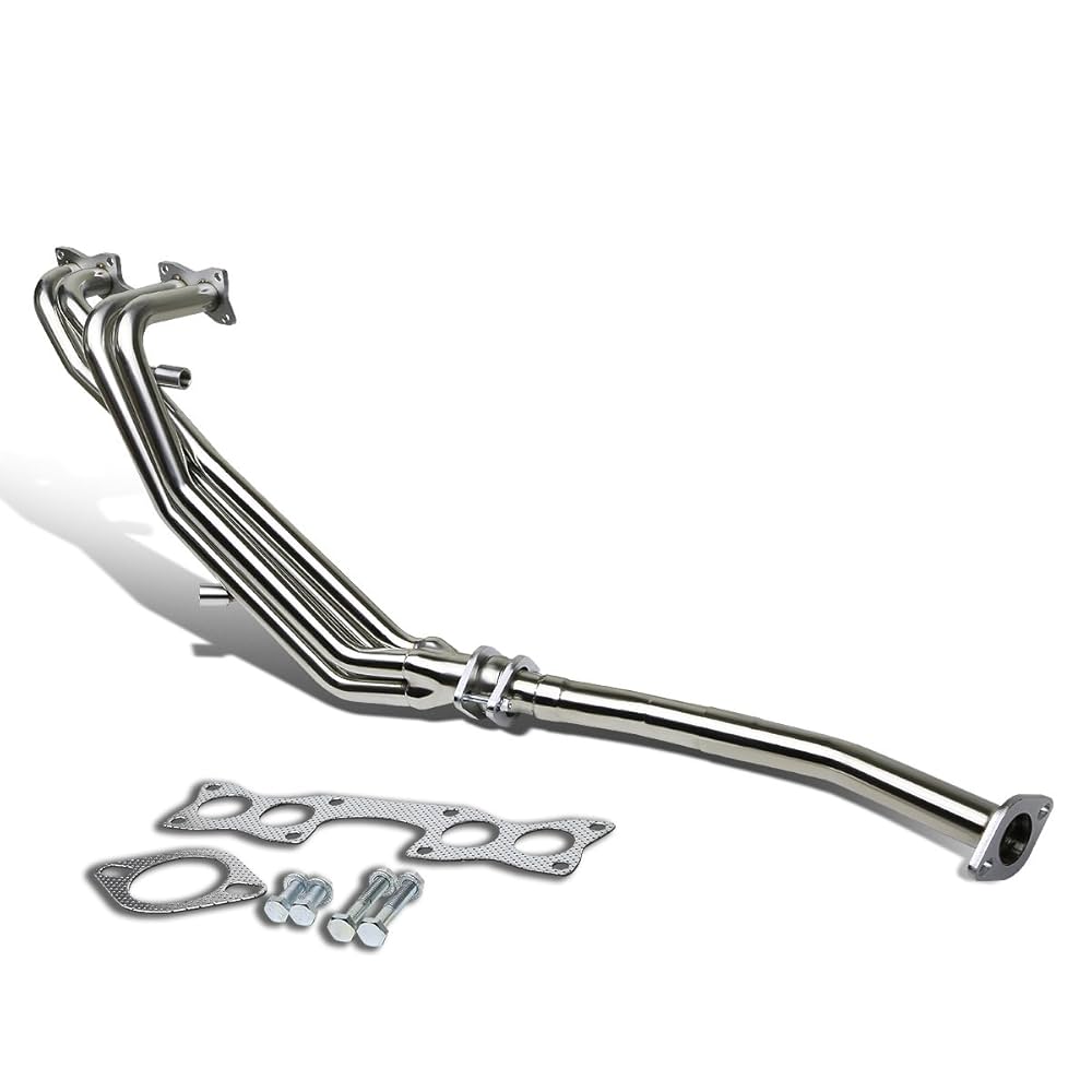 For Nissan D21 Pickup 2.4L Stainless Steel Long Tube Racing